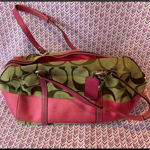 Pink and Brown Coach